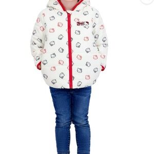 Toddler Hello Kitty Hooded Puffer Coat END OF SEASON SALE!